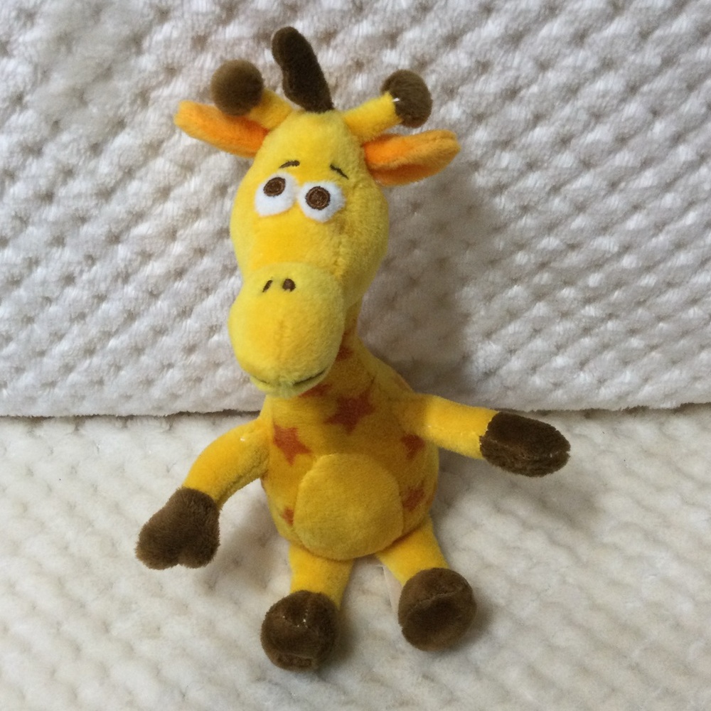 Animal Alley Toys R Us Yellow Brown Plush Geoffrey Giraffe Stuffed Animal Toy